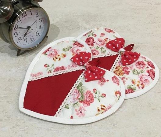 دوخت تمیز دستگیره قلبی