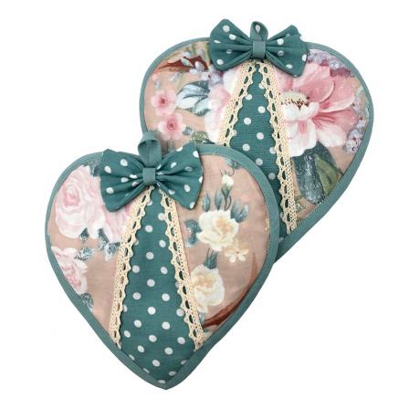 خرید عمده دستگیره قلبی پارچه ای