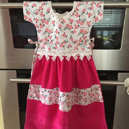 فروشگاه مرکزی حوله آشپزخانه طرح لباس