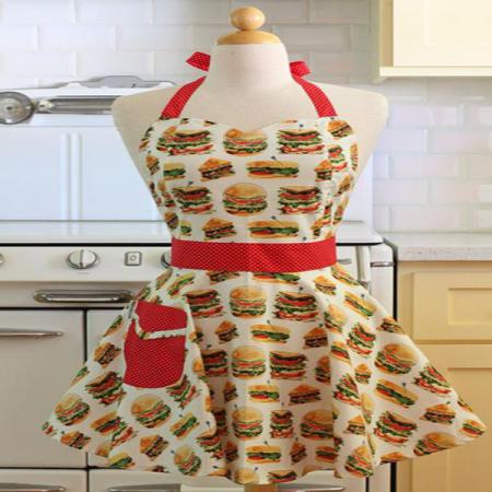 خرید انواع پیشبند آشپزخانه عروس